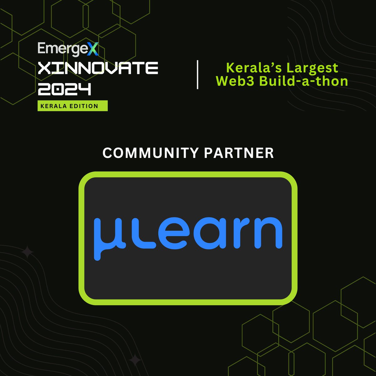 emergexofficial's tweet photo. ๐ Thrilled to welcome @GtechMulearn as our Community Partner for Xinnovate 2024: Kerala Edition!
๐Time to start BUIDLing! ๐
๐ Register now: https://t.co/Nog2tkOUO1
#EmergeX #Mulearn #Xinnovate2024 #Kerala #hackathon https://t.co/Kka6gMUPsQ