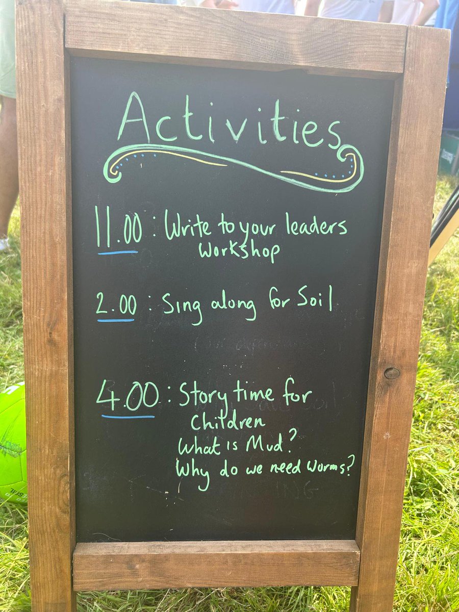 cpsavesoil's tweet photo. Save Soil makes a splash at the Glastonbury Festival - one of the largest and most famous music and performing arts festivals in the world!

#SaveSoil @glastonbury https://t.co/TlQkcfbCiu
