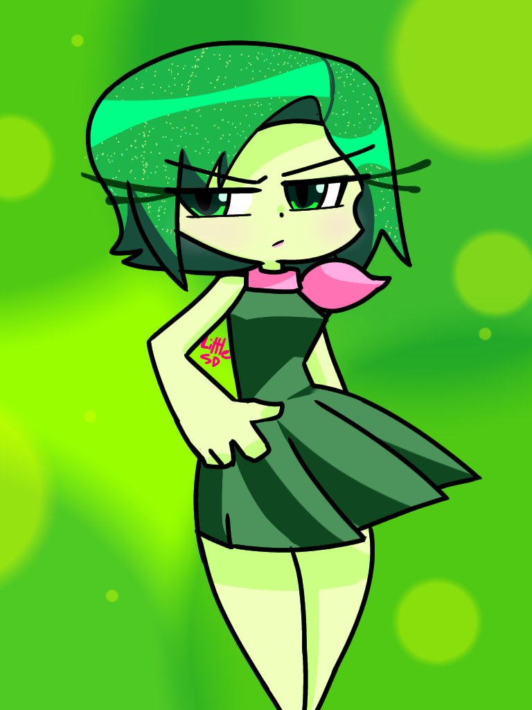 Desagrado/ Disgust #Disgust #Insideout2 #desagrado #fanart #art #girl #Disney