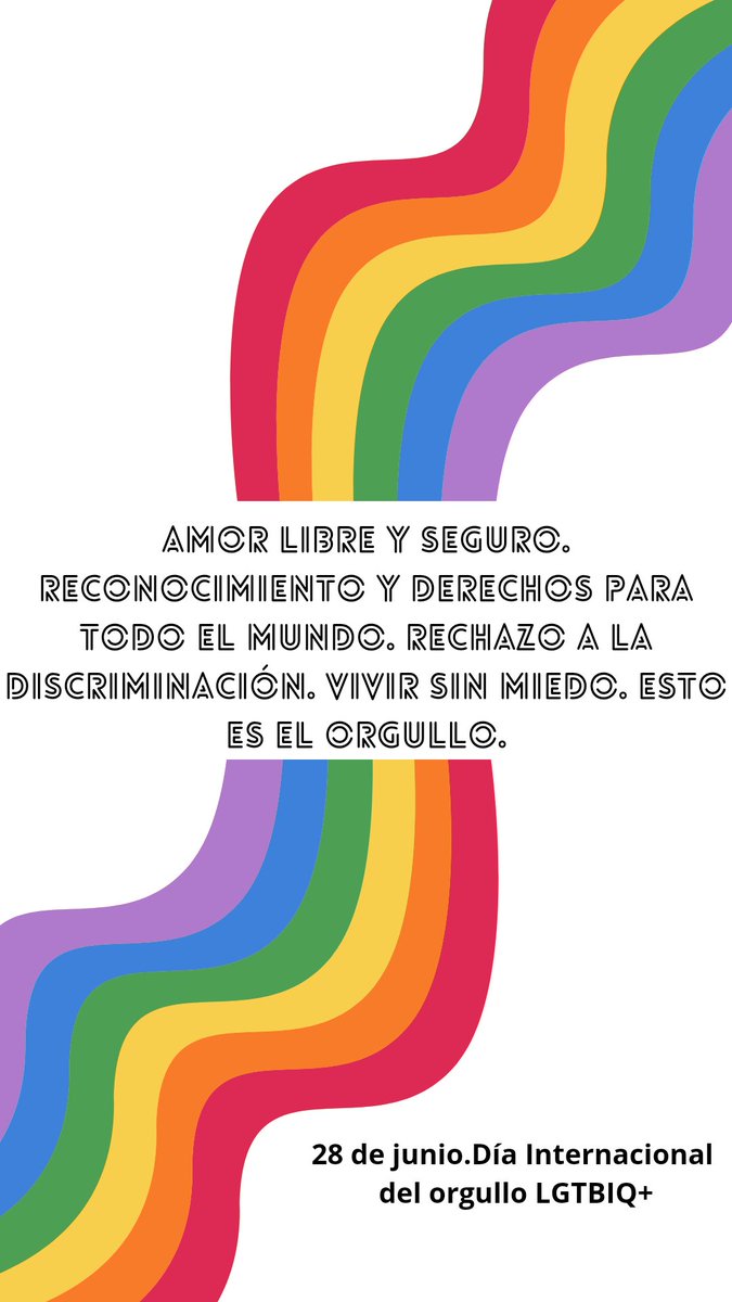 28 de junio. Día internacional del Orgullo LGTBIQ+