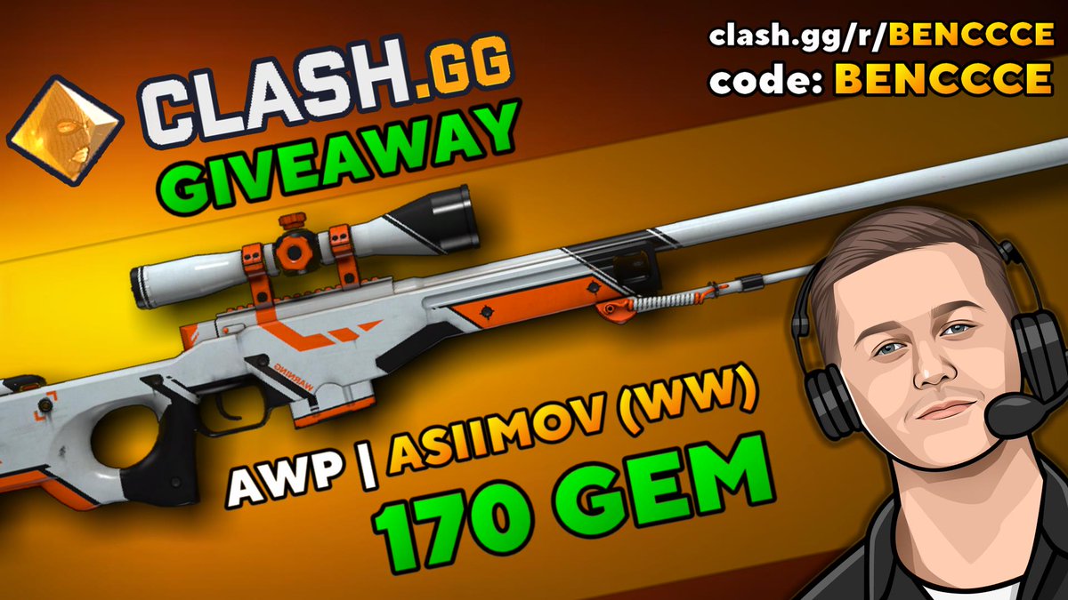 benccce's tweet image. Use my ClashGG code &amp;amp; Retweet to win this AWP!
clash.gg/r/BENCCCE (not using my code =❌)

Weekly Wager Leaderboard ▶ benccce.hu/clashgg-gw
🔶Winner will be announced - 4th of July🔶