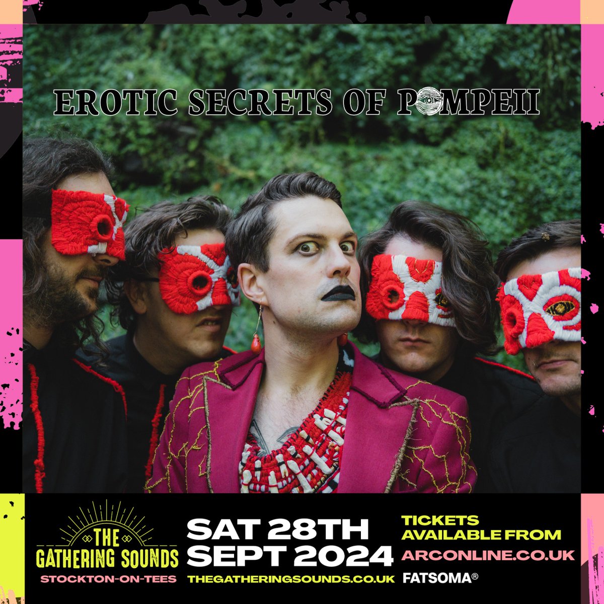 ESOPompeii's tweet photo. 🪄NEW FESTIVAL ANNOUNCMENT🪄
On Sat 28 Sep we play @thegatheringsounds in Stockon-on-Tees. North Eastwards, fiends! Away! We be frothing at the mouth with festival fever!

Promoter: @famouslastboro

TICKETS https://t.co/ZoTeMgEuQF https://t.co/yWWvA1934Q