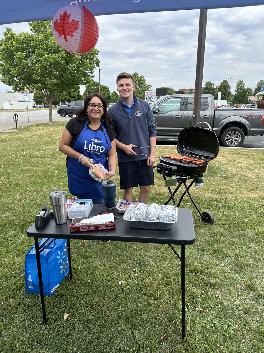 tammylibro's tweet photo. Free hotdog BBQ at Libro in Amherstburg on Sandwich St https://t.co/efzxiQO310