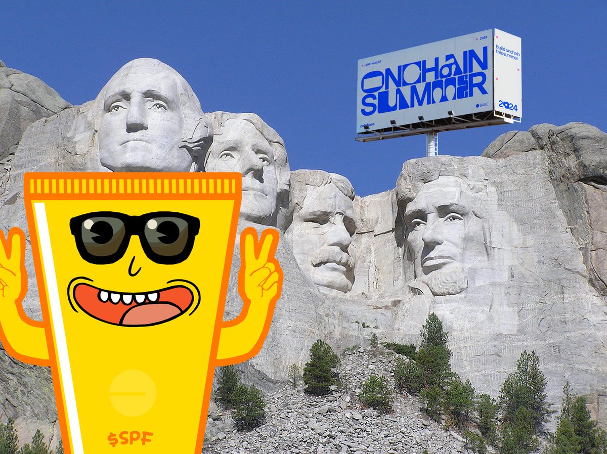 A picture says a thousand words, so we made a few NFTs ! ?! Keep your eyes open for all the ways $SPF is spending #OnChain summer on #Base sunny vibes &amp; good times ✌️😎✌️