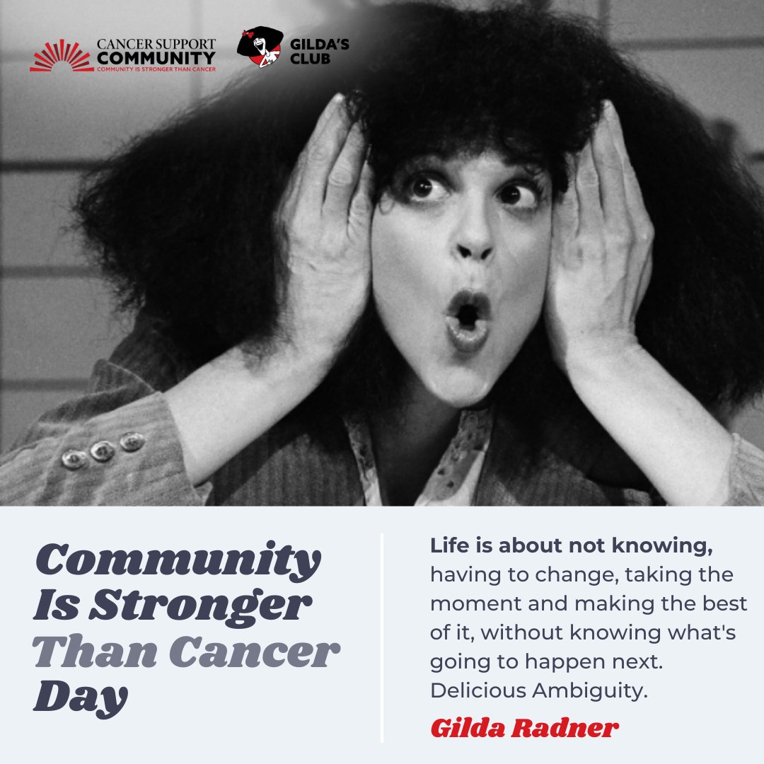CancerSupportHQ's tweet image. Today we honor what would have been the birthday of Emmy award-winning actress and original “Saturday Night Live” cast member, Gilda Radner. Gilda’s Club was founded in her memory, and her legacy continues to thrive in all Gilda’s Club and CSC spaces. #CISTCD2024