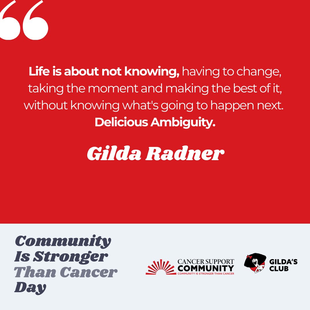 CancerSupportHQ's tweet image. Today we honor what would have been the birthday of Emmy award-winning actress and original “Saturday Night Live” cast member, Gilda Radner. Gilda’s Club was founded in her memory, and her legacy continues to thrive in all Gilda’s Club and CSC spaces. #CISTCD2024