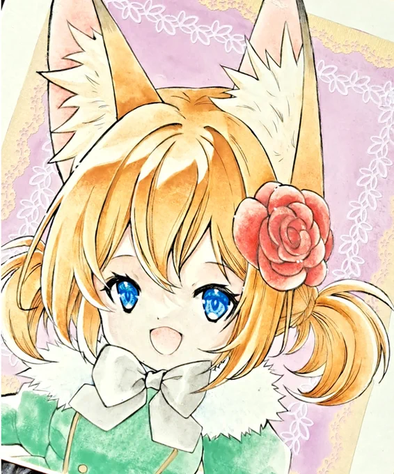 BOOTHに直筆作品を登録しました。今年の水着ちゃんは谷間がYとI両方ございます他にも久しぶりのフリル服や習作等色々登録しておきましたので、開催中のアナログイラスト展と併せてお迎えご検討いただけると嬉しいです 