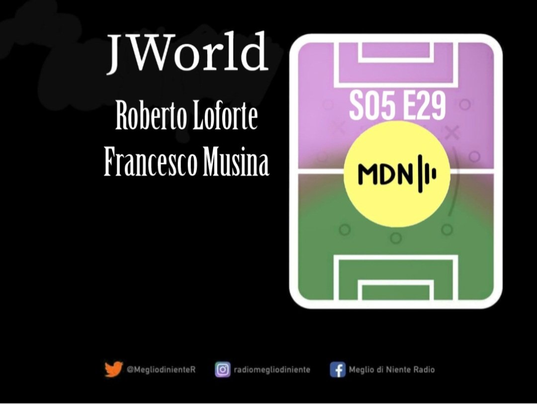 RadioMDN's tweet photo. J-WORLD (S05 E29)
Ritorna #JWorld!
Focus su: #Under17 con #JuveRoma 1️⃣-2️⃣.
#Under15 femminile con #JuveFiorentina 4️⃣-2️⃣ dcr.
And report next weekend
Ci guiderà @FuoriRosaTV 
Buon ascolto:
https://t.co/LXTXcoE02Y https://t.co/AWtmmfHLmd