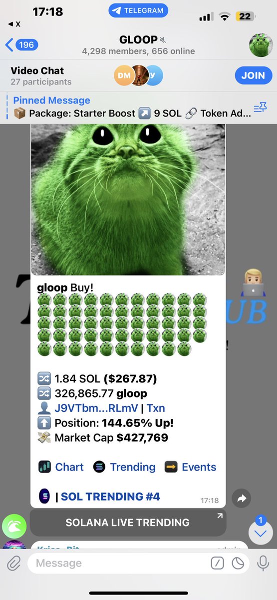 bazza_aped's tweet photo. @CryptoGodJohn $GLOOP 

@gloopcatonsol 

Doxxed youtuber dev @insydercrypto burnt 45% supply worth $800k on launch.

Marketing push incoming 
Strong 4k members community
3.5k holders 

Such a undervalued coin waiting to send  

https://t.co/QLmgkdrlfX https://t.co/nrygoGGZvm