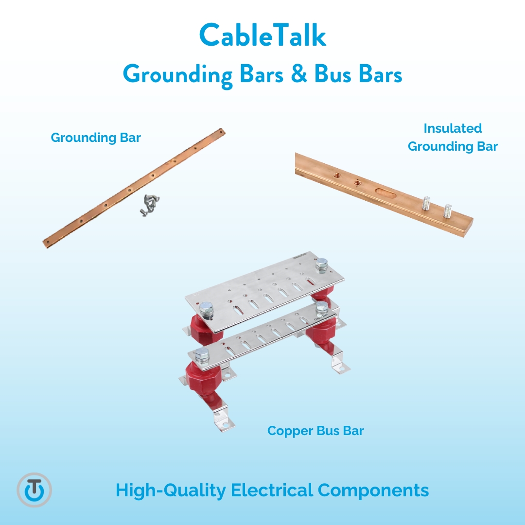 Elevate your electrical systems with CableTalk's high-quality grounding bars and bus bars! Engineered for precision and reliability, our products are perfect for any data center or industrial application.

Visit cabletalk.com/grounding-bar-… for more details.

#ElectricalComponents
