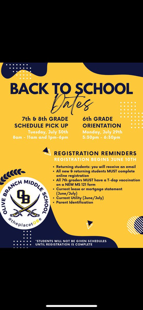 OBMSQuistors's tweet photo. Mark your calendars. We are half way through the summer. It’s down hill from here! #OBPride #theplacetOBe #TeamDCS https://t.co/bqJ62FiQIL