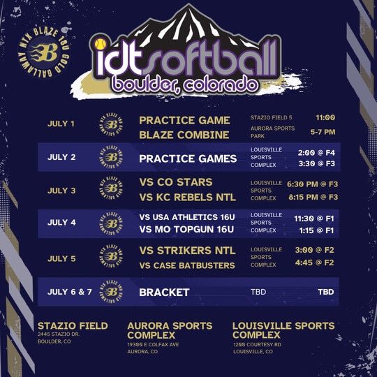 So excited to be back in action and just in time for Colorado!