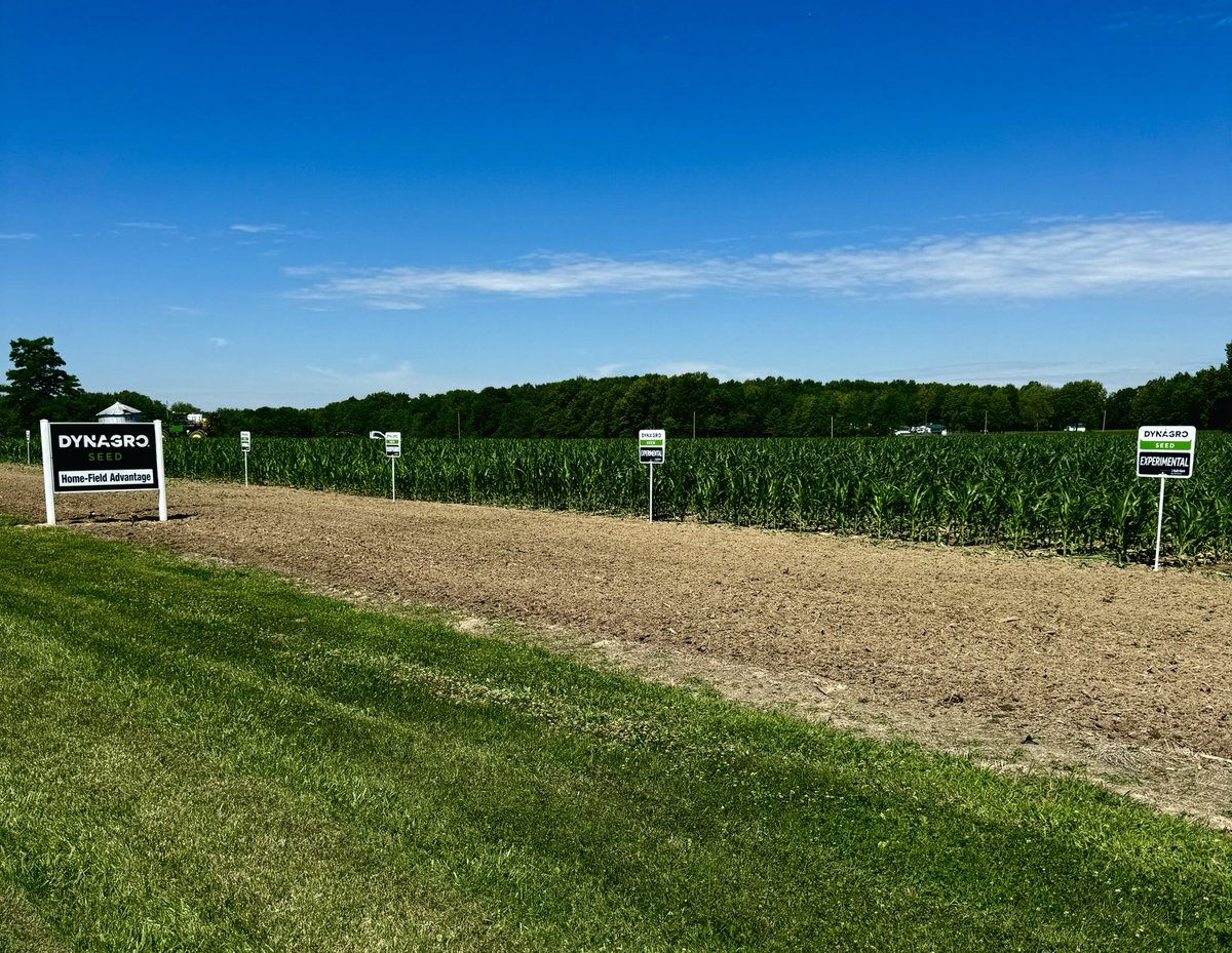 Great day to sign the plot, thanks to Henry Farms for the location!! ⁦<a href="/DynaGroSeed/">Dyna-Gro Seed</a>⁩ ⁦<a href="/growloveland/">Loveland Products</a>⁩ ⁦<a href="/NutrienAgRetail/">Nutrien Ag Solutions</a>⁩ ⁦<a href="/NutrienEast/">Nutrien Ag Solutions-East</a>⁩ ⁦<a href="/GretaGrayHacker/">Greta Gray</a>⁩ #plant2024