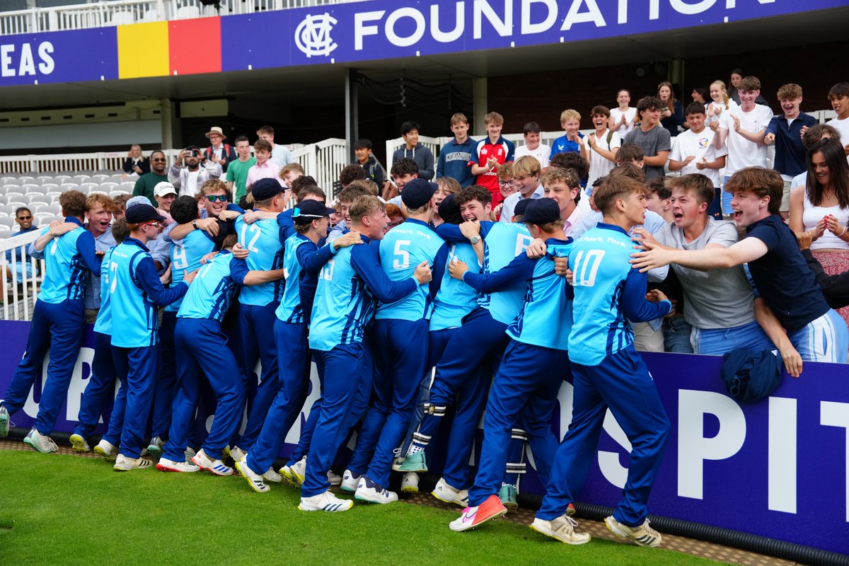 St Peters' win by 44 runs in the National Schools U18 T20 cup final 🏆

Congratulations to all involved during a wonderful day 👏