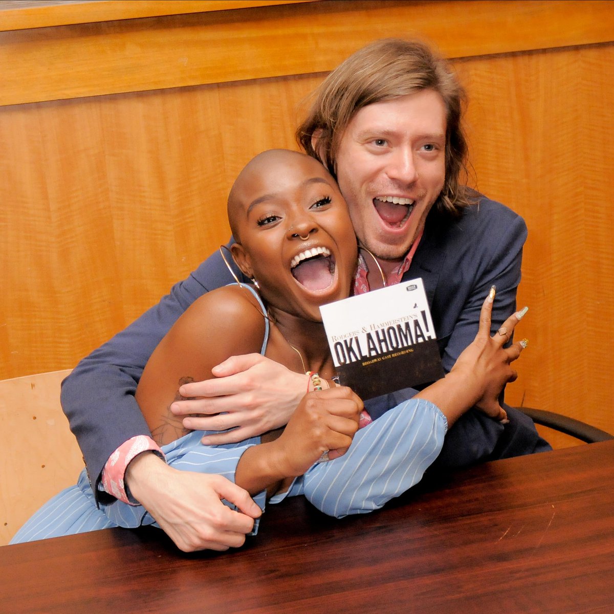 5 years ago today, the 2019 Broadway Cast Recording of Rodgers &amp; Hammerstein's Oklahoma! was released, and we've been streaming it ever since. 🖤 Which song from the show do you play on repeat? 

Stream the album here: bit.ly/3u0ii9Y (📸: SOPA Images) @RnH_Org