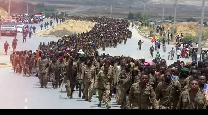 TghatMedia's tweet photo. Tigrayans on social media celebrate  and  reminisce ሰነ 21 2013 (28 June 2023), the day the TDF routed the Ethiopian and Eritrean forces from Tigray and captured Mekelle, following the incredible Operation Alula. The day  is special  for Tigrayans. 

https://t.co/dyjXF6MOhm https://t.co/lfcglrWTGS