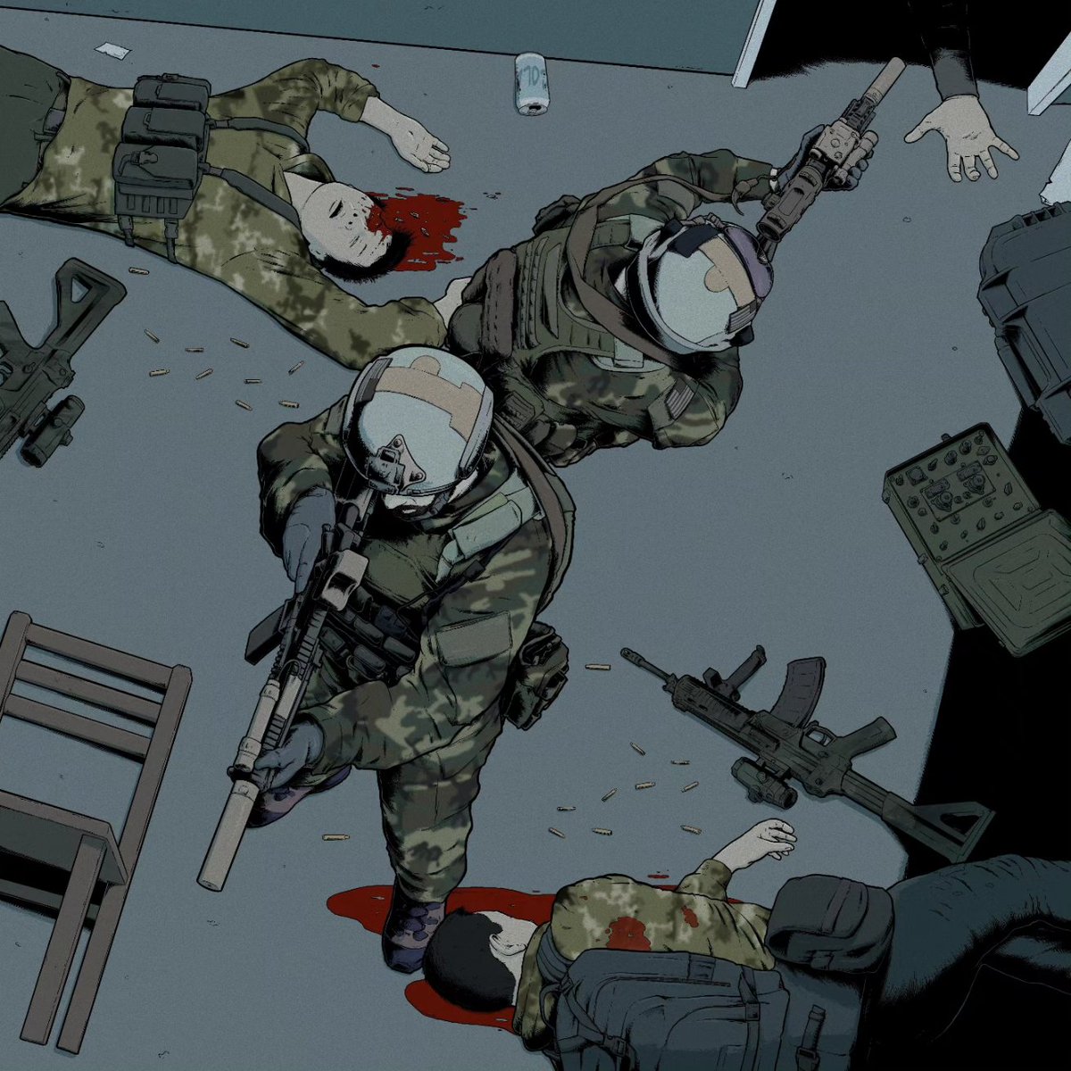 Another War To End All Wars 
Part 73
To read what is happening in this WWIII story, head to my IG account (@ jhcrain)
#militaryart #specialforces #fictionwriter