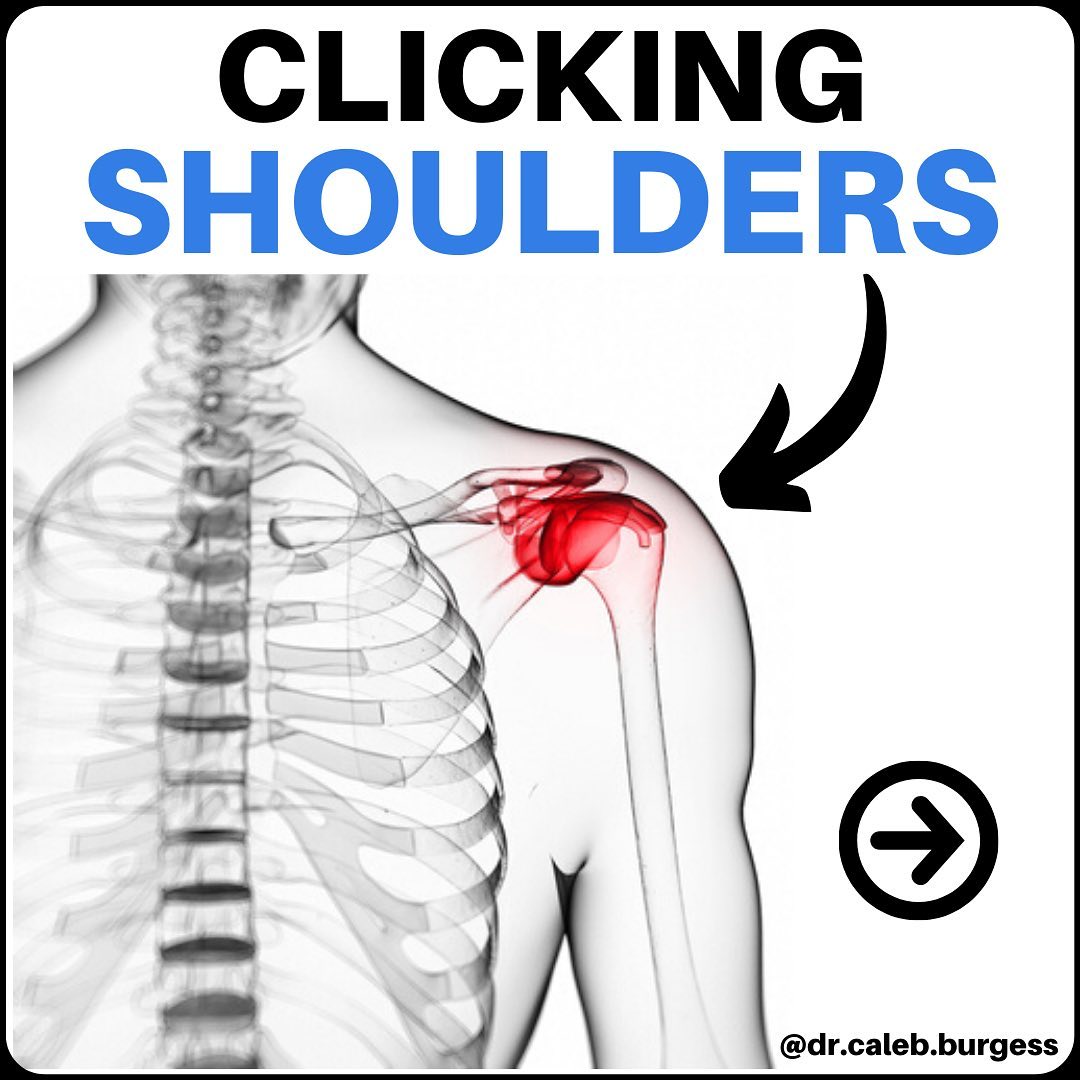 For clicking shoulders........ Do this
