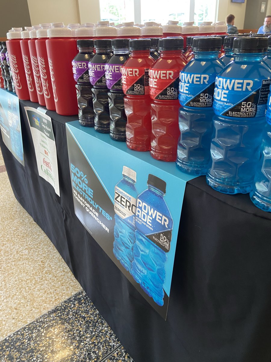 Did you stop by West 82 yesterday?
If not, you missed out! FREE Powerade &amp; a chance to WIN Cedar Point tickets!
Bobcats, keep your eye out for upcoming Coca-Cola events on campus for your chance to WIN!
#thrive #ohiofood #ohioeats #ohiouniversity #cocacola #Powerade