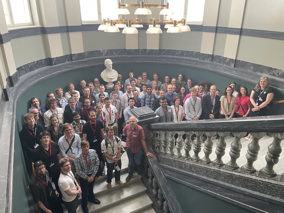 JanusEriksen's tweet photo. The ESCMQC-2024 meeting ended today. Great to have been able to gather so many brilliant, young people working across theoretical, computational, and digital chemistry in Copenhagen. I'm thankful to everyone who took time out to attend and speak/present posters at the meeting. https://t.co/0XiEqUWndl