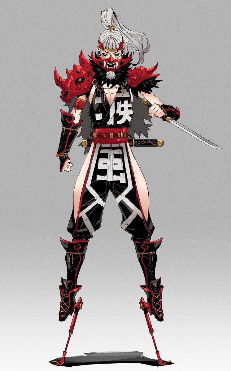 「疾風 #illusrtation #CharacterDesign」|GODTAIL｜個展/ 神戸三宮 8月末までのイラスト