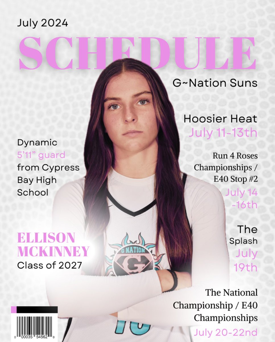 Ellison “Ellie” McKinney (@ellie2027bball) on Twitter photo 🏀🏀🏀
July 2024 Tournament Schedule
<a href="/GNation_BBALL/">G Nation 🏀</a> <a href="/capturesbylara/">capturesbylara</a> <a href="/hazel_lifee/">Kya</a> <a href="/MiamiSuns/">Miami Suns</a> <a href="/Coachslim85/">carlyle lewis</a> <a href="/SUTSReport/">SUTS Report</a> <a href="/Elite40League/">Elite 40 League</a> <a href="/Ohio_Basketball/">OhioBasketball.com</a> <a href="/InsiderExposure/">InsiderExposure</a> 🏀🏀🏀
July 2024 Tournament Schedule
<a href="/GNation_BBALL/">G Nation 🏀</a> <a href="/capturesbylara/">capturesbylara</a> <a href="/hazel_lifee/">Kya</a> <a href="/MiamiSuns/">Miami Suns</a> <a href="/Coachslim85/">carlyle lewis</a> <a href="/SUTSReport/">SUTS Report</a> <a href="/Elite40League/">Elite 40 League</a> <a href="/Ohio_Basketball/">OhioBasketball.com</a> <a href="/InsiderExposure/">InsiderExposure</a>