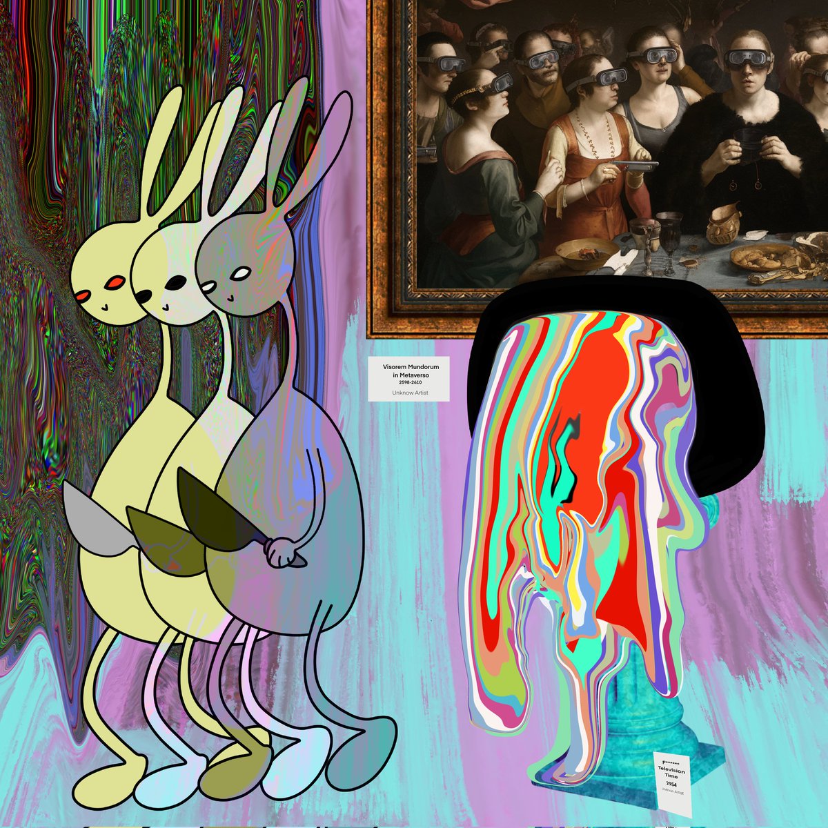 "Tools of Perception for Digital Souls"

5000x5000 px

"Emerging technologies show us that reality is a constantly evolving construct, shaped by our aspirations and innovations."

#Art #Surrealism #digitalart #technology #Contemporaryart #generativeai  #Simbolism #glitchart