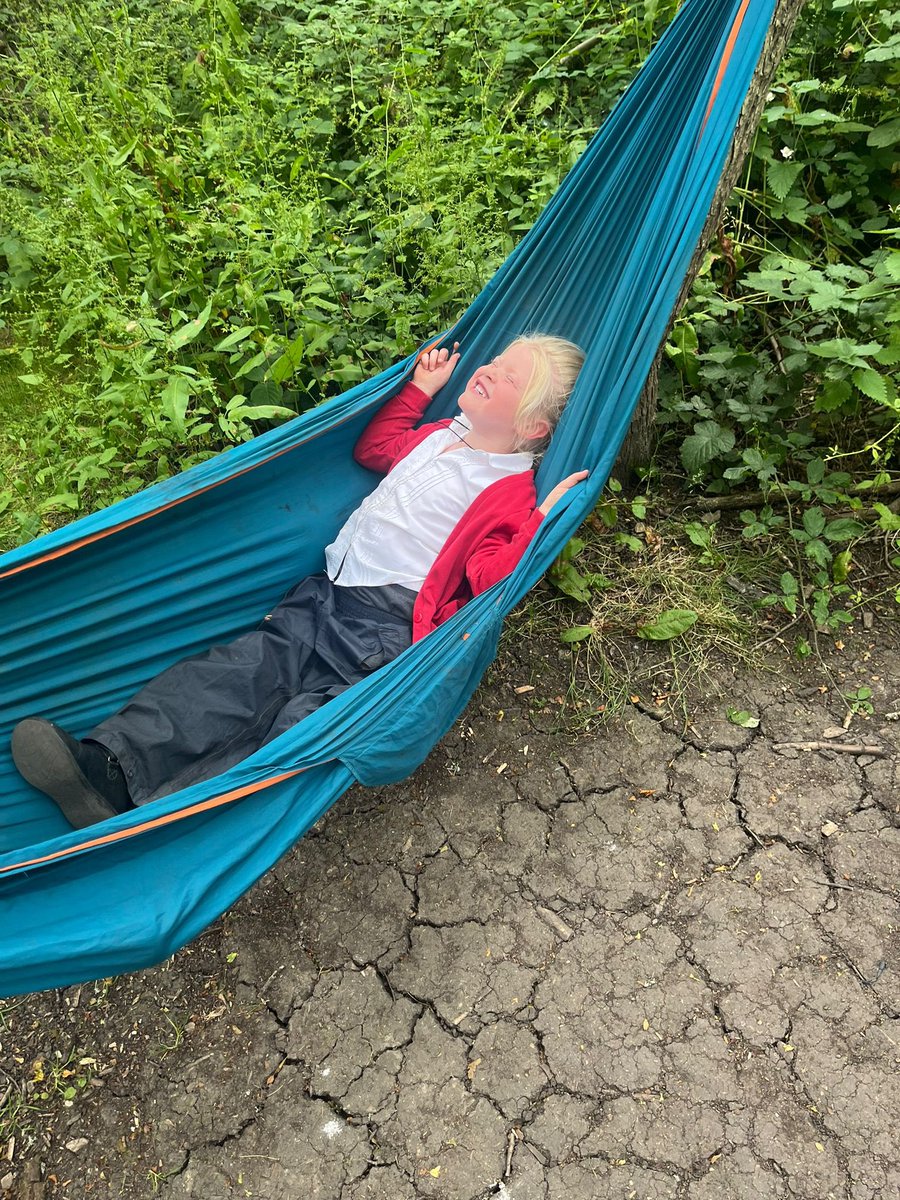 NorthlandsPri's tweet photo. Hammock fun at forest school.
#cherryclass #forestschool https://t.co/CaeXWfON7M