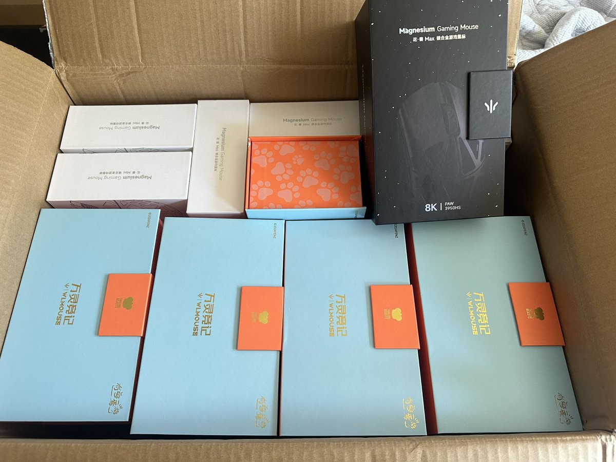 Huge thanks to <a href="/wlmouseofficial/">WLMOUSE</a> for sending 5 of each BeastX size to give away at boardzyfest 🫡🇨🇳
Also apologies for boardzyfest spam but it’s that time of the year !