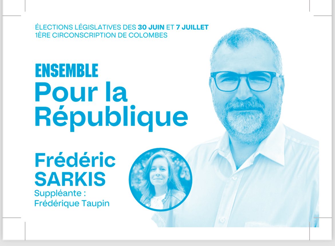 Janr2014's tweet photo. Dimanche, un seul bulletin 

➡️ À #colombes #circo9201 VOTEZ 4 ! Votez @FaridSarkis et @fredsemmar 

Le seul et véritable #Arcrépublicain   ! #Avecvous ! Ensemble pour la République https://t.co/lpkq6nSwri