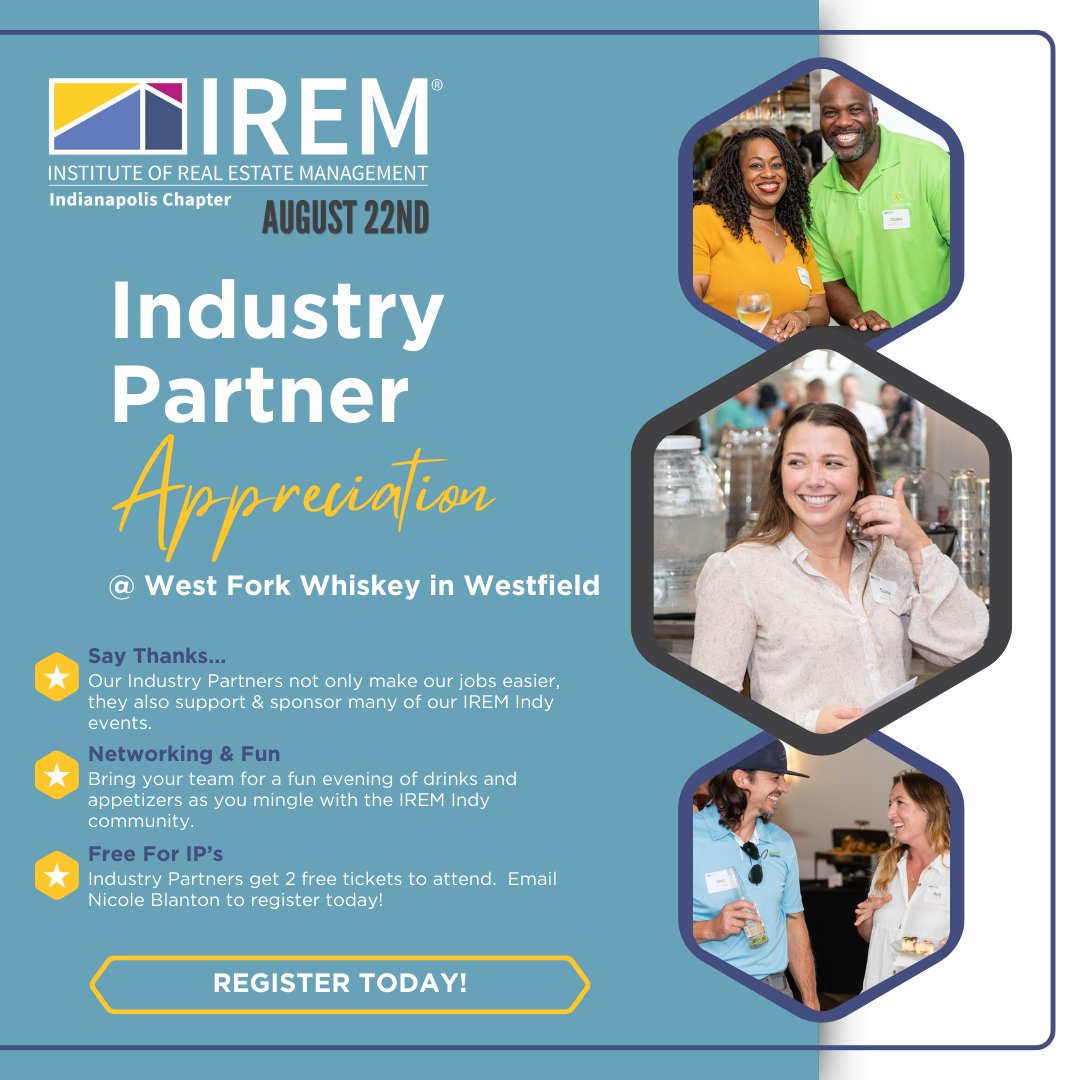 Mix &amp; Mingle with all your favorite Industry Partners! They make our jobs easier, and we want to show them how much they are appreciated! Grab your co-workers and head over for a fun evening of drinks and appetizers. 

Visit bit.ly/4eIbZwI for registration information!