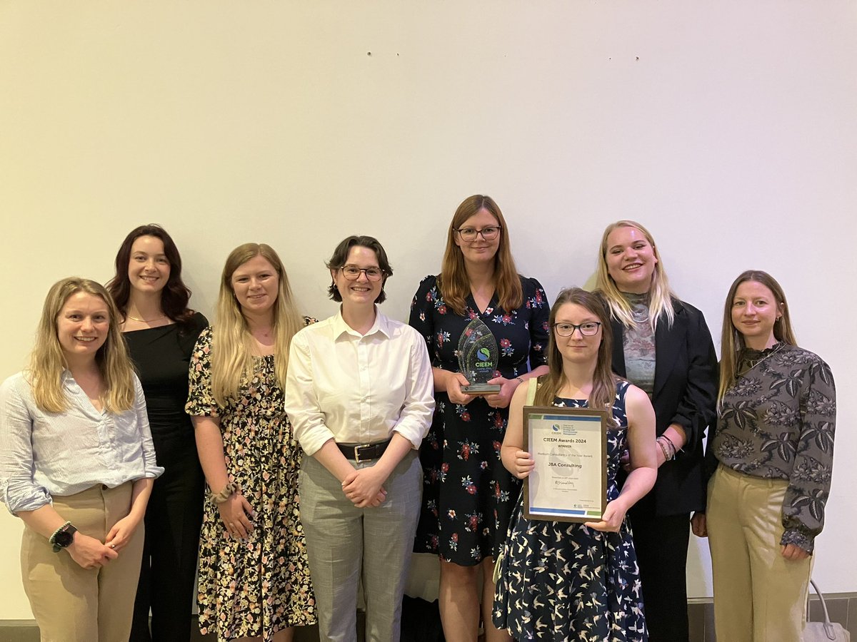 Laura Thomas (@lauramthomas12) on Twitter photo Absolutely thrilled that <a href="/JBAConsulting/">JBA Consulting</a> have won Medium Consultancy of the Year at the #cieemawards. Great recognition for all the hard work of the team. Well done everyone! Absolutely thrilled that <a href="/JBAConsulting/">JBA Consulting</a> have won Medium Consultancy of the Year at the #cieemawards. Great recognition for all the hard work of the team. Well done everyone!