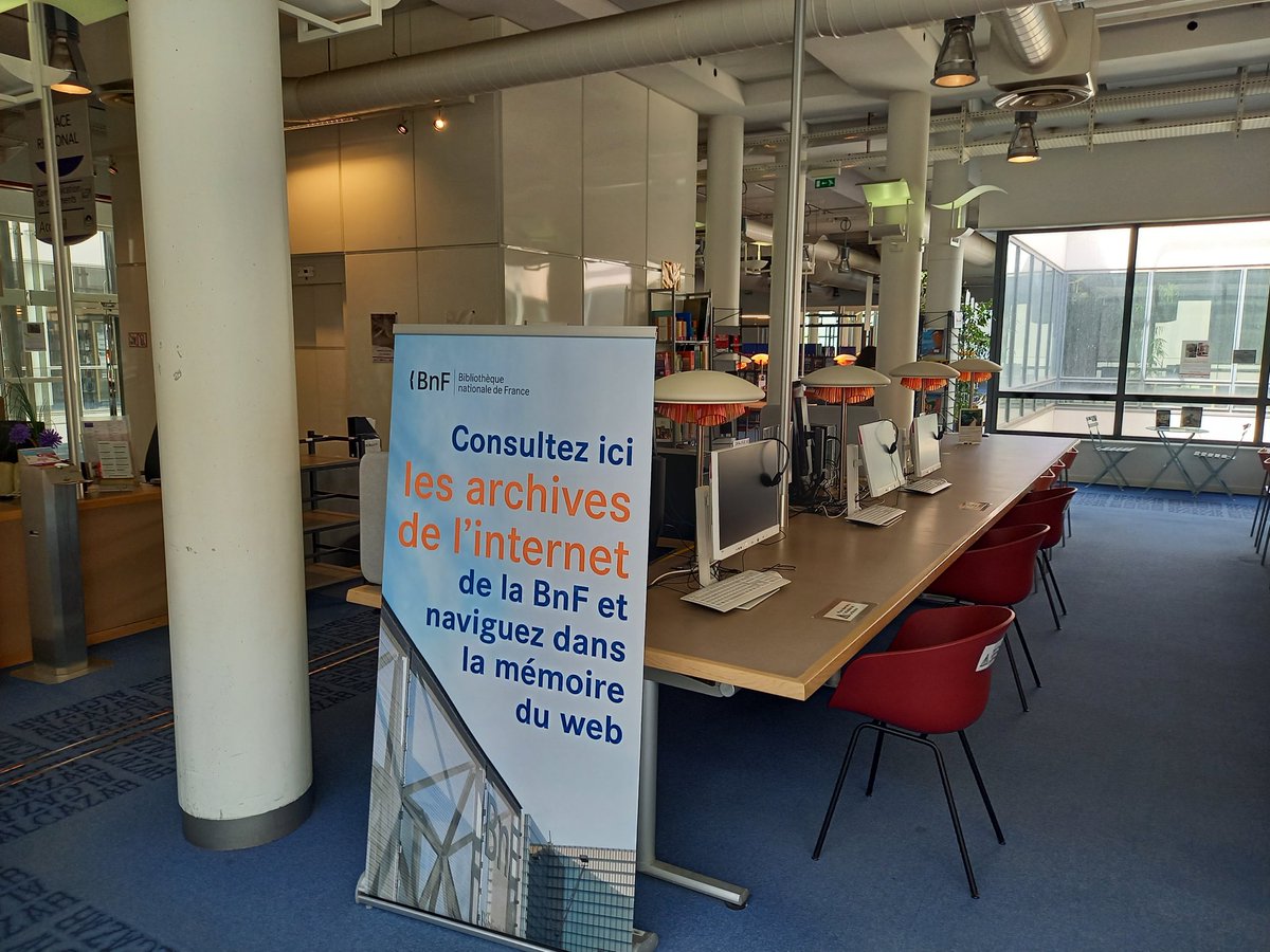 Dépôt légal web BnF tweet media
