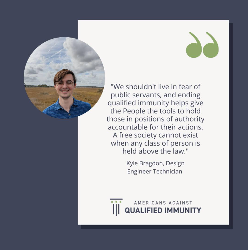 USAgainstQI's tweet photo. Americans from all walks of life oppose qualified immunity. Join the increasing number of voices speaking out on our website! https://t.co/85xP9Ei2bq #EndQualifiedImmunity #EndQI #QualifiedImmunity https://t.co/JaZSdbqvTP