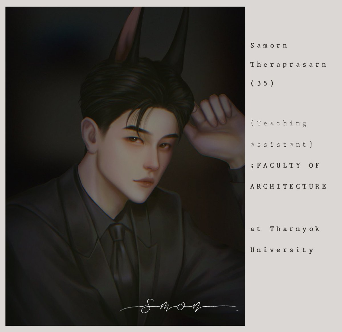 smontyu's tweet photo. #TYU_commu

ศมน เธียรประสาน์ส 
npc | อาจารย์ผู้ช่วย (TA)

doberman 📐🖊️

doc ; https://t.co/szdDpGN8qM
co | role | dm ✔️ https://t.co/VGRuTQQ0Gt