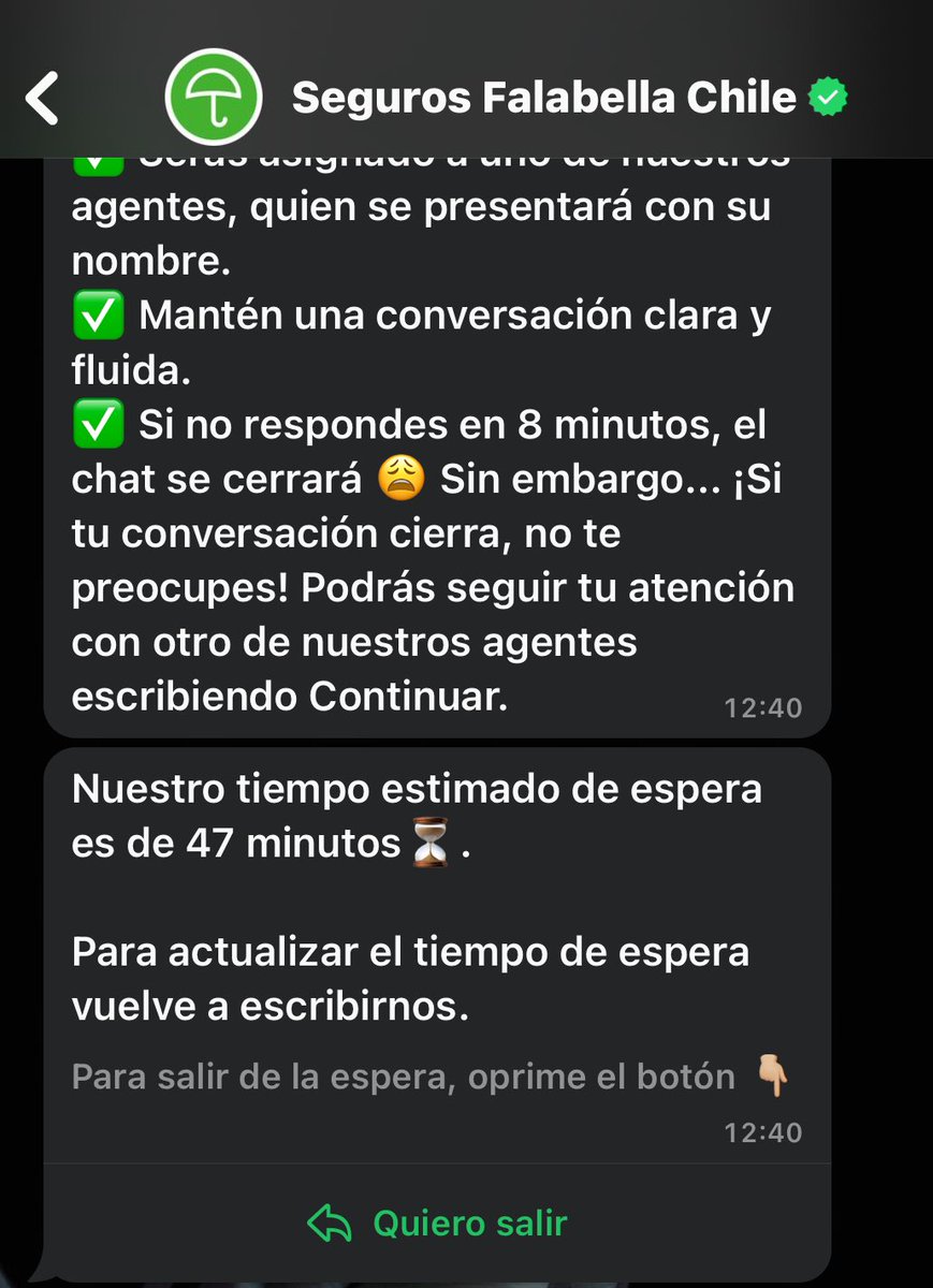 NicolasVaras's tweet photo. 47 minutos tiempo de espera jajajaja @Banco_Falabella con razón van en decadencia https://t.co/6zjq7Kz80l