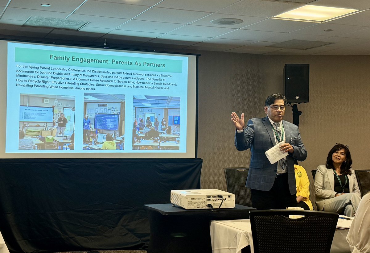 LorenaRubio123's tweet photo. 💚¡Pasión y Corazón Colectiva! 💚 🌟Inspired by a session on Family Engagement! Parents leading workshops! Schools are hubs of learning and support, from academics to wellness. Superintendent @rebecajandrade &amp; district team are fully invested in their families' success. #CALSASI https://t.co/v1G65MXDPk