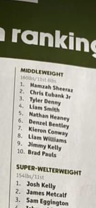Top 10 middleweight in the country. Another climb July 20th. 

I’ve just got some £100 tickets come available. Message me if you’d like to watch a great night of boxing. Big love for the support 🙌🏼 #NewquayBomb