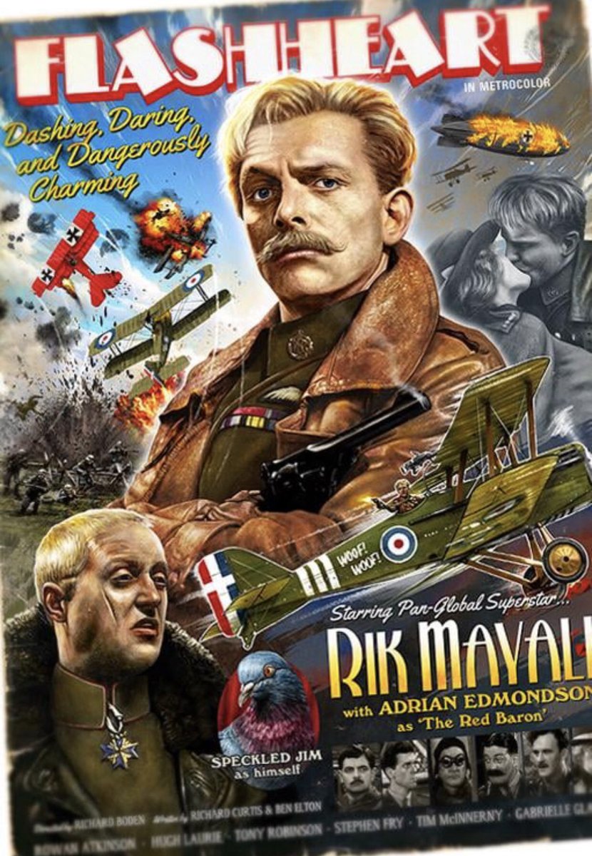 AntiqueDust's tweet photo. I wish this was a thing.
#Flashheart
#BlackAdderGoesForth
#BlackAdder https://t.co/9ooiJbLrql