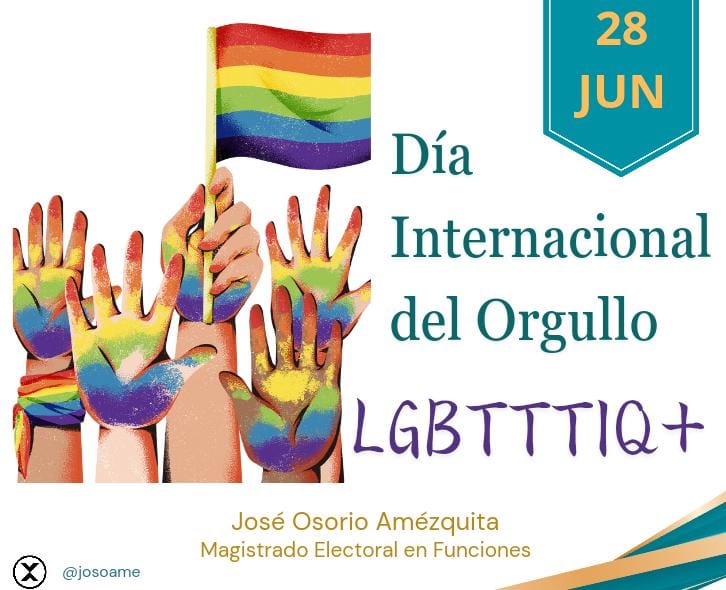 #Orgullo2024
  🏳️‍🌈 Fomentemos siempre la tolerancia, el respeto y la igualdad en nuestra sociedad, celebremos la diversidad por siempre!! 

Hagamos un mundo más justo e inclusivo. 🏳️‍🌈