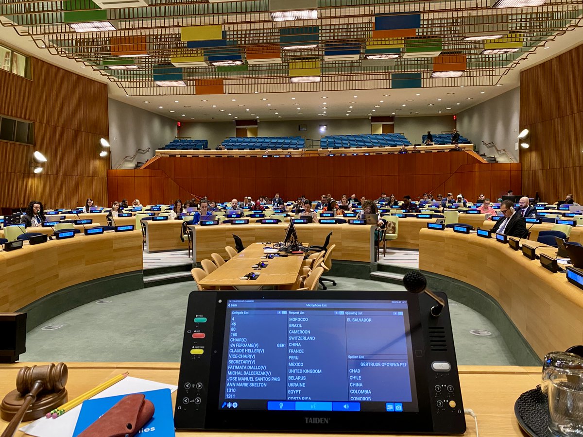 Yesterday chairpersons <a href="/UNTreatyBodies/">UN Treaty Bodies</a> met and exchanged ideas with <a href="/UN/">United Nations</a> member states on the long-awaited #strengthening of the system. Treaties were adopted by States in the XXth century so that the "never again" promise be kept, let's keep this promise alive in the XXIst