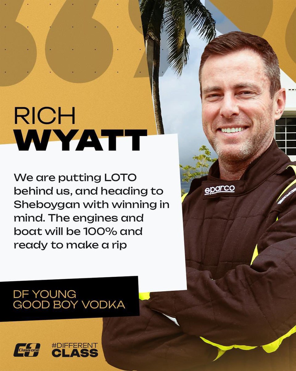 william_laketv's tweet image. DfYoung • Good Boy Vodka’a Rich Wyatt is feeling good heading into Sheboygan, WI coming up in August 👊🏼

Per: UIM Class 1 World Championship

#offshoreracing #offshoreboats #laketvoffshore #offshorewill #class1