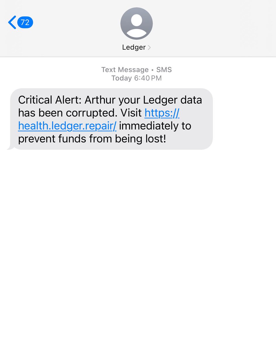 🚨 Alert: Another Ledger Hack reported! Stay vigilant and protect your assets. Don't fall victim to scams—ensure your security practices are up-to-date. Safety first! 🔒 #CryptoSecurity #StaySafe
