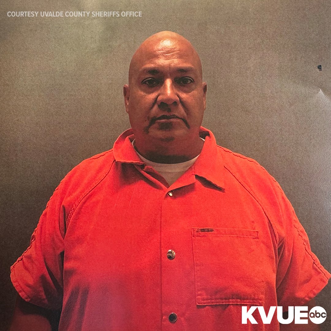 The mugshot of former Uvalde CISD Police Chief Pedro "Pete" Arredondo has been released. He faces 10 counts of Endangering/Abandoning a Child: kvue.com/article/news/s…