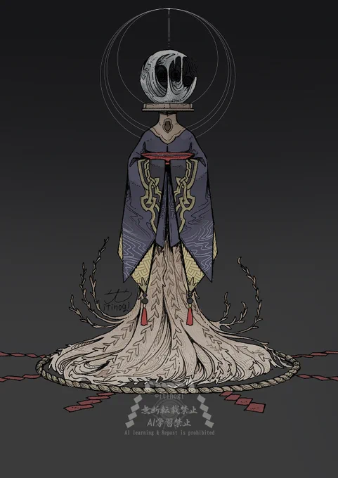 暦ノ神様皐月:昇竜水無月:てるてる坊主文月:願い牛長月:お月見様#これでフォロワーさん増えました 