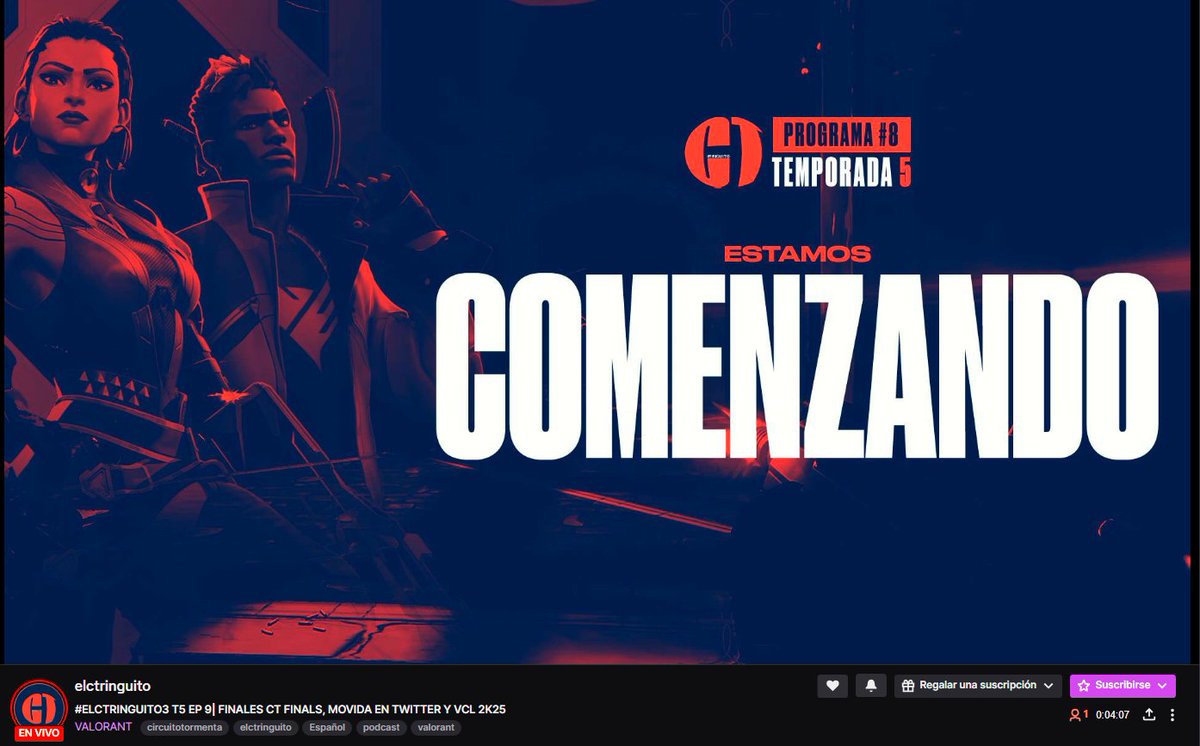 C O M E N Z A M O S

TODOS DENTRO

twitch.tv/elctringuito