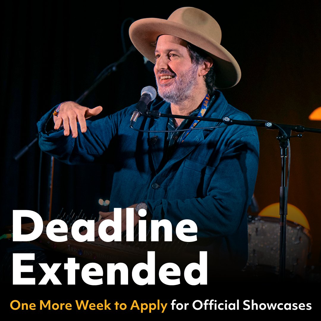 The new deadline is Friday, July 5! ❤️ We’re extending the deadline to apply for Official Showcases at FAI 2025 in Montréal (February 19 - 23, 2025). But don’t delay! Learn more: go.folk.org/osaextjctw

Shout out to @joachimcooder who has a new single out "Sea Level Man" today!