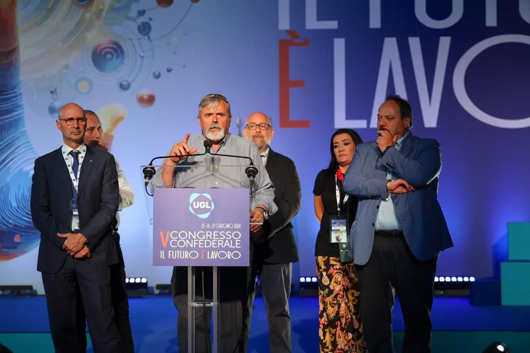 Al confermato Segretario generale della <a href="/UGLConf/">UGL Confederazione</a> , ai suoi vice Segretari generali ed alla sua nuova Segreteria confederale, tutta la <a href="/UglCatania/">Ugl Catania</a> esprime un sentito augurio di un proficuo e costante impegno nell'interesse del lavoro e dei lavoratori italiani.
