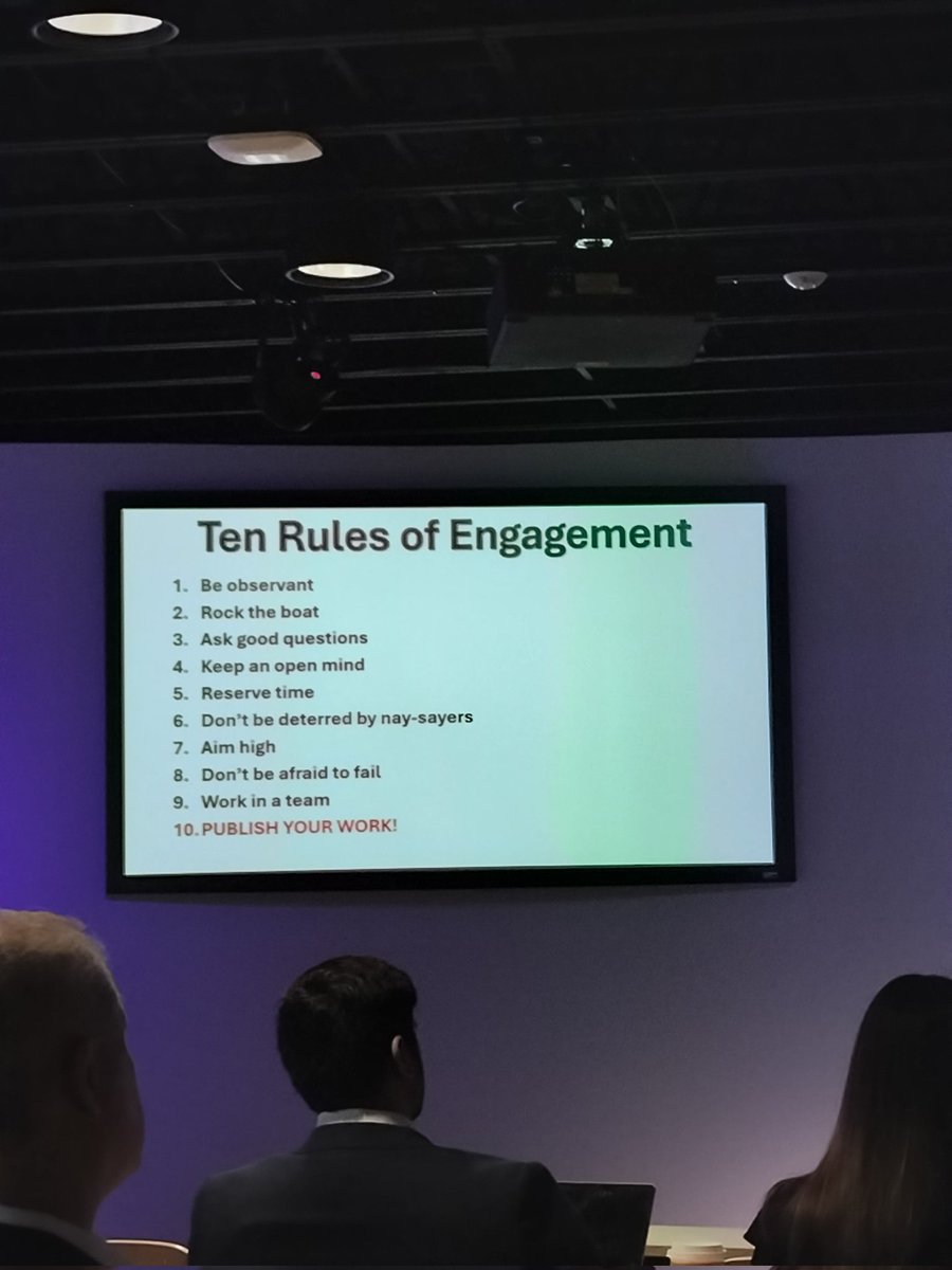Excellent keynote speech by Scott Wolfe, MD from HSS at <a href="/FOREonline/">FORE</a>/<a href="/FL_Ortho/">Florida Orthopaedic Institute</a> Orthopaedic Research Day!

Ten essential rules to advancing an academic career and bringing change to the way medicine is practiced. If I could add only one, it'd be "consistency and persistence"!