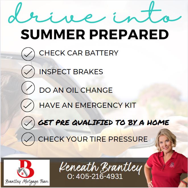 KeneathBrantley's tweet photo. Be summer prepared! DM or Call us today at 405-216-4931. #BrantleyMortgageTeam #homeloan #mortgage #home #homebuyers #homeowners #ownershipgoals https://t.co/MUE1gAkplT